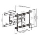 BRATECK επιτοίχια βάση τηλεόρασης LPA61-466, 37-80", έως 60kg, full motion