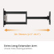 BRATECK επιτοίχια βάση τηλεόρασης LPA95-223L, 23-43", έως 50kg, full motion BRATECK επιτοίχια βάση τηλεόρασης LPA95-223L, 23-43", έως 50kg, full motion