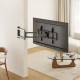 BRATECK επιτοίχια βάση τηλεόρασης LPA95-465XL, 37-86", έως 50kg, full motion BRATECK επιτοίχια βάση τηλεόρασης LPA95-465XL, 37-86", έως 50kg, full motion