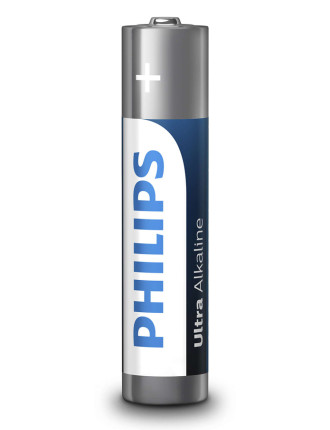 PHILIPS Ultra αλκαλικές μπαταρίες LR03E1BK/00, AAA LR03 1.5V, 500τμχ