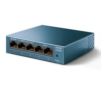 TP-LINK Desktop Switch LS105G, 5-port 10/100/1000Mbps, Ver. 1.0