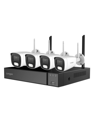 LONGSE NVR καταγραφικό με 4 κάμερες LW5MC84B1, WiFi, 5MP, 8 κανάλια LONGSE NVR καταγραφικό με 4 κάμερες LW5MC84B1, WiFi, 5MP, 8 κανάλια