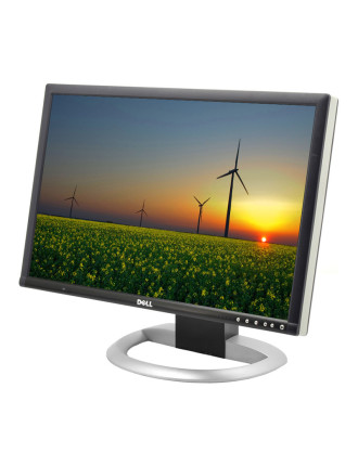 DELL used οθόνη 2405FPW LCD, 24" 1920x1200, VGA/DVI, Grade B