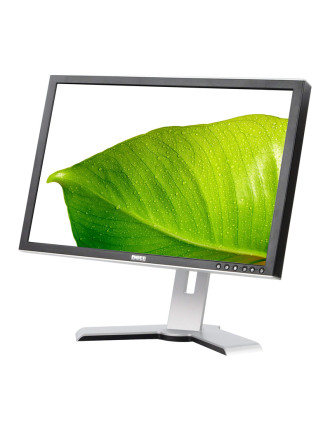 DELL used οθόνη 2408WFP LCD, 24" 1920x1200, VGA/DVI/DisplayPort/HDMI, Grade A