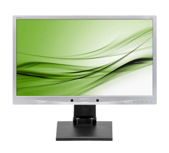 PHILIPS used οθόνη 241B4 LED, 24" 1920x1080 VGA/DVI/DisplayPort, με universal stand, Grade A