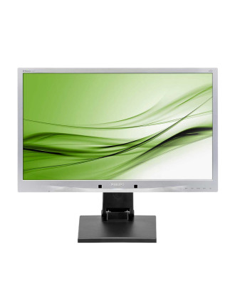 PHILIPS used οθόνη 241B4 LED, 24" 1920x1080 VGA/DVI/DisplayPort, με universal stand, Grade A