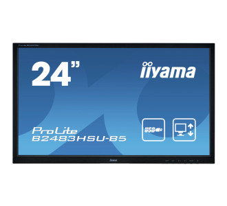 IIYAMA used οθόνη B2483HSU LED, 24" 1920x1080, VGA/DVI/DisplayPort, χωρίς βάση, Grade B