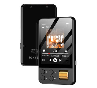 RUIZU MP3 player M19 με οθόνη αφής 2.4", 32GB, Bluetooth, μαύρο RUIZU MP3 player M19 με οθόνη αφής 2.4", 32GB, Bluetooth, μαύρο