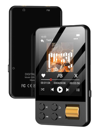 RUIZU MP3 player M19 με οθόνη αφής 2.4", 32GB, Bluetooth, μαύρο RUIZU MP3 player M19 με οθόνη αφής 2.4", 32GB, Bluetooth, μαύρο