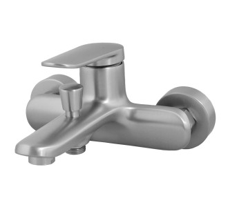 BRUNO μπαταρία τοίχου μπάνιου M31570-235C, αναμεικτική, ασημί BRUNO μπαταρία τοίχου μπάνιου M31570-235C, αναμεικτική, ασημί