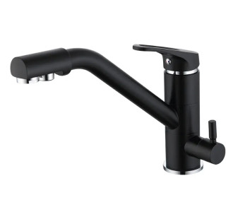 BRUNO μπαταρία πάγκου κουζίνας M54954-355H, τρίοδη, αναμεικτική, μαύρη BRUNO μπαταρία πάγκου κουζίνας M54954-355H, τρίοδη, αναμεικτική, μαύρη