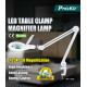PROSKIT μεγεθυντικός φακός MA-1209LI με σφιγκτήρα, LED, 5D 2.25x, λευκός PROSKIT μεγεθυντικός φακός MA-1209LI με σφιγκτήρα, LED, 5D 2.25x, λευκός