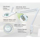 PROSKIT μεγεθυντικός φακός MA-1209LI με σφιγκτήρα, LED, 5D 2.25x, λευκός PROSKIT μεγεθυντικός φακός MA-1209LI με σφιγκτήρα, LED, 5D 2.25x, λευκός