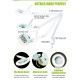 PROSKIT μεγεθυντικός φακός MA-1209LI με σφιγκτήρα, LED, 5D 2.25x, λευκός PROSKIT μεγεθυντικός φακός MA-1209LI με σφιγκτήρα, LED, 5D 2.25x, λευκός
