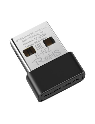 MERCUSYS ασύρματος USB αντάπτορας δικτύου MA20N, 650Mbps AC650, Ver 1.0 MERCUSYS ασύρματος USB αντάπτορας δικτύου MA20N, 650Mbps AC650, Ver 1.0