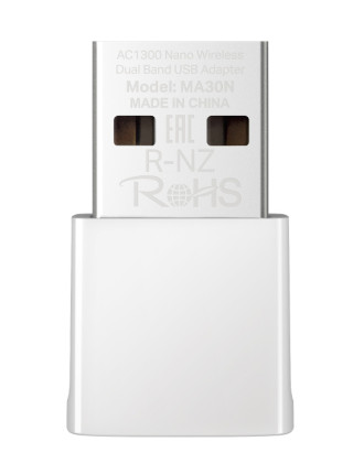 MERCUSYS ασύρματος USB αντάπτορας δικτύου MA30N, AC1300, Ver 1.0