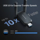 MERCUSYS ασύρματος USB αντάπτορας δικτύου MA37BEH, BE6500, Tri-Band, V1.0