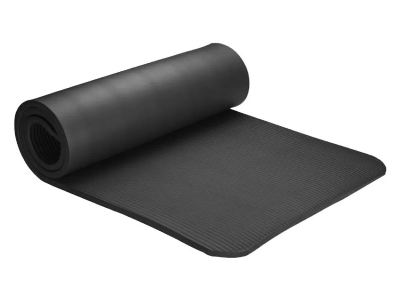 Στρώμα γυμναστικής Yoga Mat MATT-0009, 1800x600x6mm, NBR, μαύρο