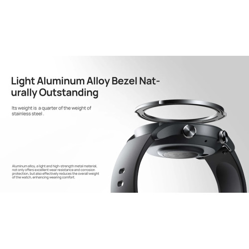 MIBRO smartwatch A3, heart rate, 1.39" IPS, GPS, 2 ATM, γκρι