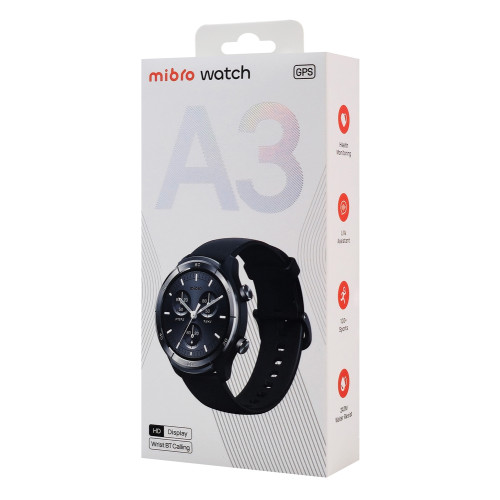 MIBRO smartwatch A3, heart rate, 1.39" IPS, GPS, 2 ATM, γκρι