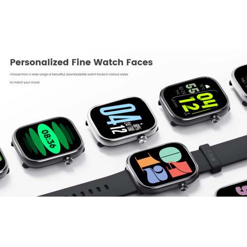 MIBRO smartwatch C4, heart rate, 2.01" TFT, 2 ATM, γκρι