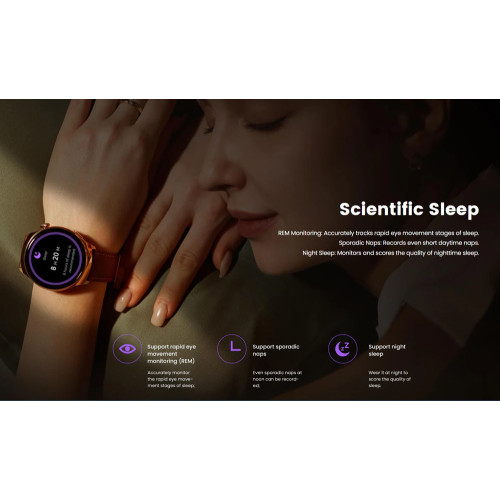 MIBRO smartwatch Lite 3 Pro με 2x λουράκια, heart rate, 1.32" AMOLED, GPS, 5 ATM, μαύρο/πράσινο