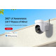MERCUSYS smart κάμερα MC500, 1080p, WiFi, PTZ, SD, IP65, EU/1.0