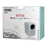 MECOOL smart βιντεοπροβολέας KP2, 1080p FHD, 600 ANSI, Wi-Fi, λευκός