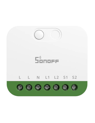 SONOFF smart διακόπτης MINI DUO, 2 κανάλια, WiFi, συμβατός με Matter, 16A, λευκός SONOFF smart διακόπτης MINI DUO, 2 κανάλια, WiFi, συμβατός με Matter, 16A, λευκός