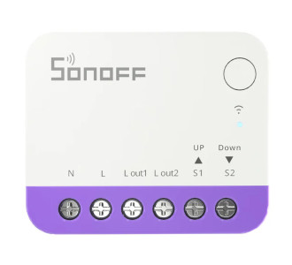 SONOFF smart διακόπτης MINI-RBS για μηχανισμό κουρτινών, WiFi, συμβατός με Matter, λευκός