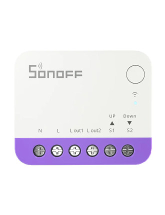 SONOFF smart διακόπτης MINI-RBS για μηχανισμό κουρτινών, WiFi, συμβατός με Matter, λευκός