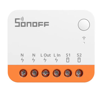 SONOFF smart διακόπτης MINIR4, 2 κανάλια, WiFi, 10A, λευκός SONOFF smart διακόπτης MINIR4, 2 κανάλια, WiFi, 10A, λευκός