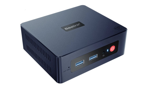 BEELINK mini PC Mini S, Intel CPU N5095, 8GB, 256GB SSD, Windows 11 Pro