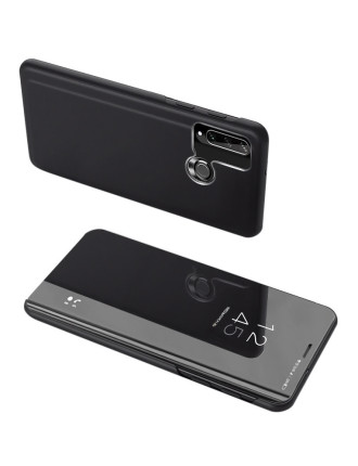 POWERTECH θήκη Clear view MOB-1517, Huawei Y6p, μαύρη