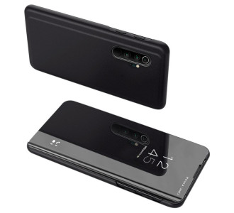 POWERTECH θήκη Clear view MOB-1550, Xiaomi Mi Note 10 Lite, μαύρη