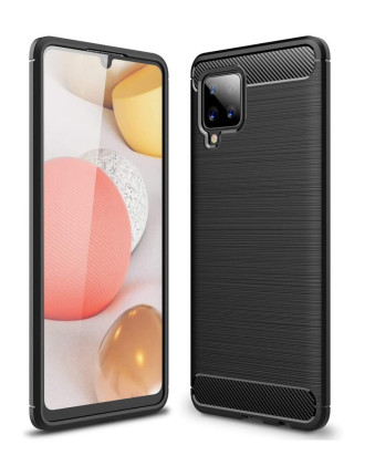 POWERTECH θήκη Carbon Flex MOB-1591 για Samsung Galaxy  A42 5G, μαύρη