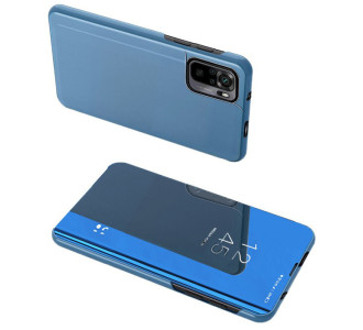 POWERTECH θήκη Clear view MOB-1606, Xiaomi Redmi Note 10/10S, μπλε