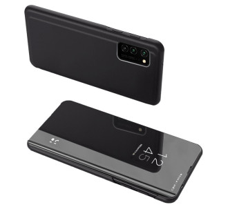 POWERTECH θήκη Clear View MOB-1610 για Samsung Galaxy A02s, μαύρη