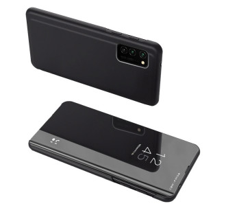 POWERTECH θήκη Clear View MOB-1642 για Samsung A72 5G, μαύρη