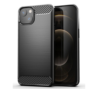 POWERTECH Θήκη Carbon MOB-1659 για iPhone 13 mini, μαύρη