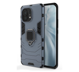 POWERTECH Θήκη Ring Armor MOB-1712 για Xiaomi Mi 11, μπλε