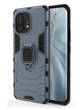 POWERTECH Θήκη Ring Armor MOB-1712 για Xiaomi Mi 11, μπλε