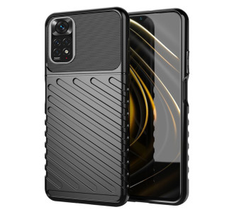 POWERTECH Θήκη Thunder MOB-1737 για Xiaomi Note 11 5G/M4 Pro 5G, μαύρη