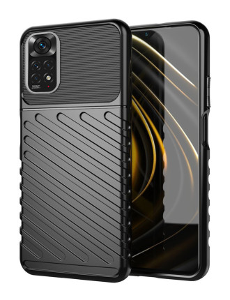 POWERTECH Θήκη Thunder MOB-1737 για Xiaomi Note 11 5G/M4 Pro 5G, μαύρη