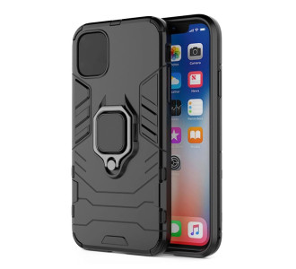 POWERTECH Θήκη Ring Armor MOB-1747 για iPhone 14 Plus, μαύρη