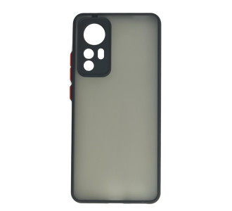 POWERTECH Θήκη Color Button MOB-1758 για Xiaomi 12/12X, μαύρη