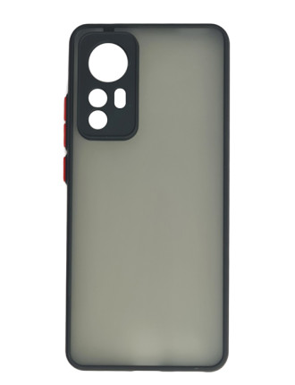 POWERTECH Θήκη Color Button MOB-1758 για Xiaomi 12/12X, μαύρη