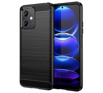 POWERTECH θήκη Carbon MOB-1848 για Xiaomi Note 12 5G/Poco X5, μαύρη POWERTECH θήκη Carbon MOB-1848 για Xiaomi Note 12 5G/Poco X5, μαύρη
