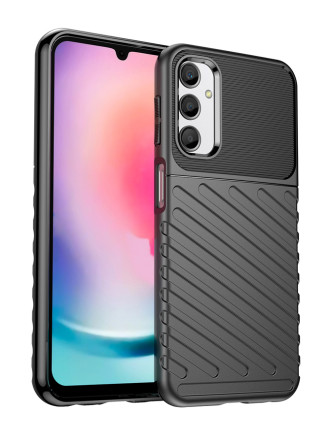 POWERTECH θήκη Thunder MOB-1853 για Samsung Galaxy A24, μαύρη
