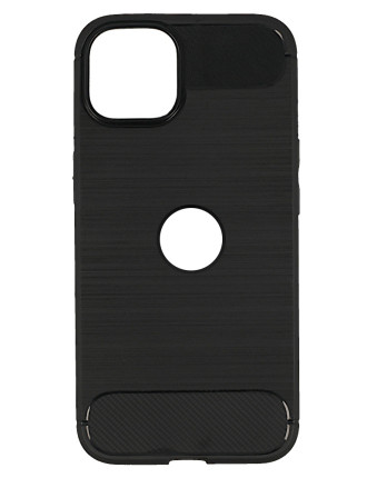 POWERTECH θήκη Carbon MOB-1865 για iPhone 14 Pro, μαύρη